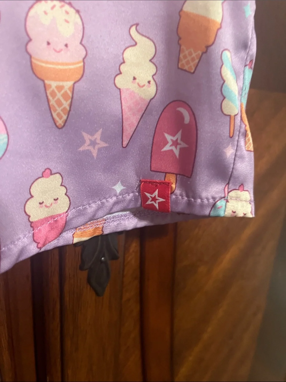 American Girl Purple Ice Cream & Popsicle Pajama Set-Sweet Dream PJs for Girls
